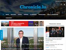 Tablet Screenshot of chronicle.lu